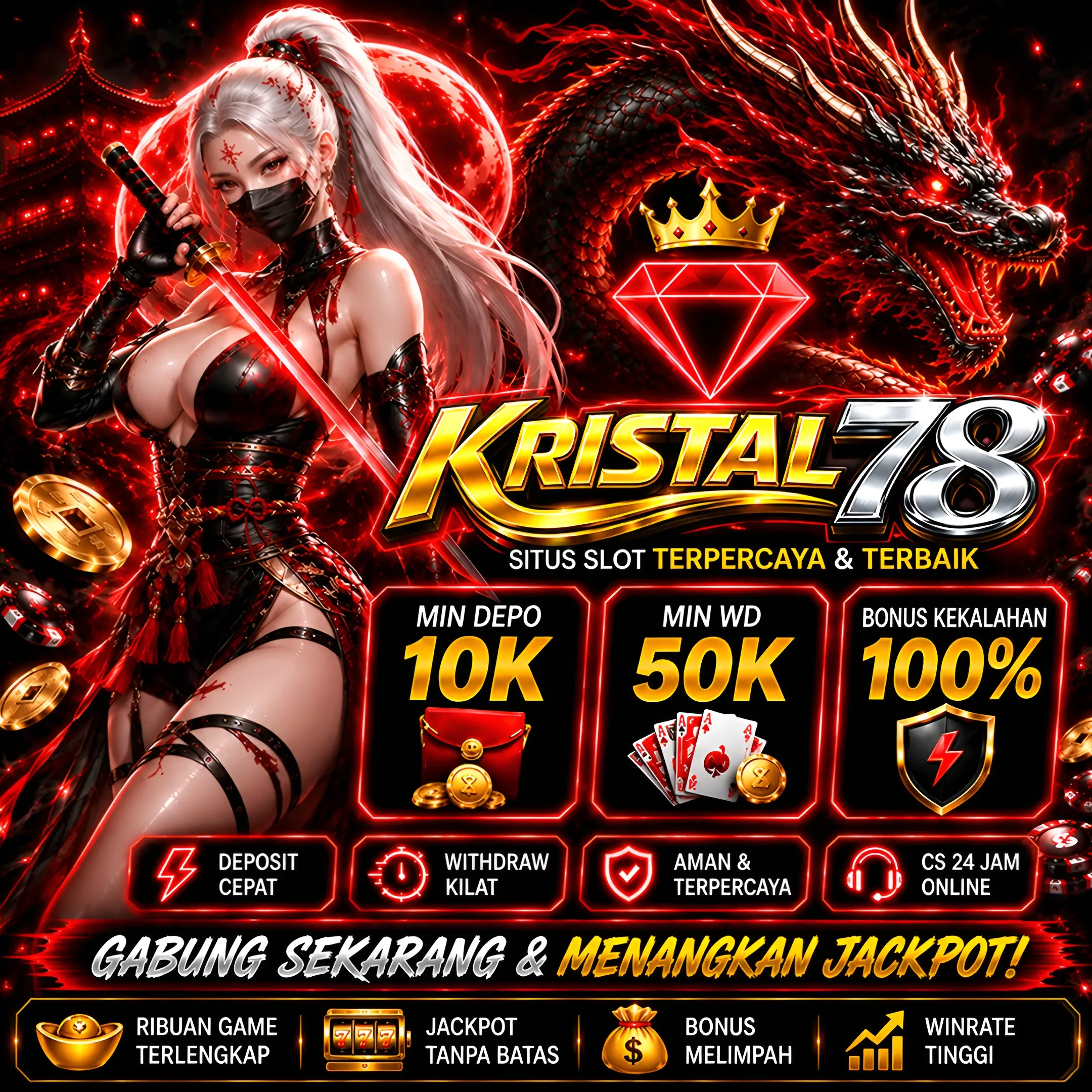 KRISTAL78 - Akses Portal Resmi Game Seru Peluang Maxwin Tinggi Modal 10k